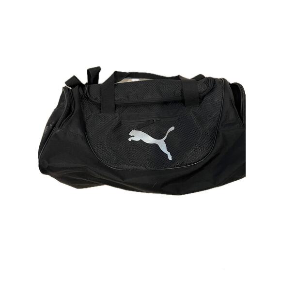 Puma Training Black Black Duffel Bag 20"x12"x10" - Picture 1 of 6